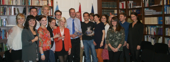 November 2011: Studierende aus Schweden zu Gast in der Kurt-Waldheim-Memorial-Library